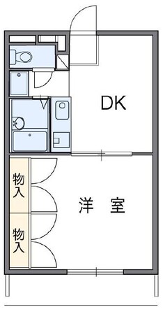 パレス維新山の物件間取画像